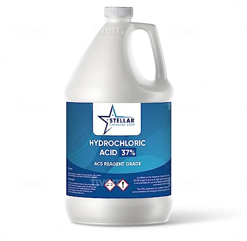 Hydrochloric Acid 37% Solution, ACS Reagent Grade-1 Gallon