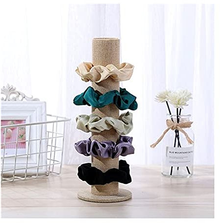 Loopunk Espositore per bracciali verticale, Espositore per bracciali per copricapo di gioielli, Espositore per gioielli a torre verticale (giallo)