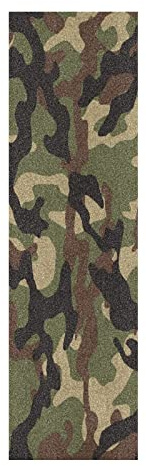 Vnurnrn Vert Armée Camouflage Noir Planche à Roulette Bande Grip de Skateboard Antidérapante Sans Bulles Papier de Verre 84x23cm Longboards Scooter Autocollants