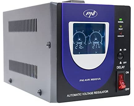 Spannungsstabilisator mit Relais PNI AVR M800VA, 2,2 A, 480 W, 800 VA Spannungsregler