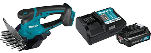 Makita MU04Z 12V max CXT Lithium-Ion Cordless Grass Shear with BL1021BDC1 12V max CXT Lithium-Ion Battery and Charger Starter Pack (2.0Ah)