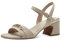 MARCO TOZZI by Guido Maria Kretschmer Damen Sandalen mit Absatz mit Verstellbarem Riemen Elegant, Beige (Dune), 39 EU