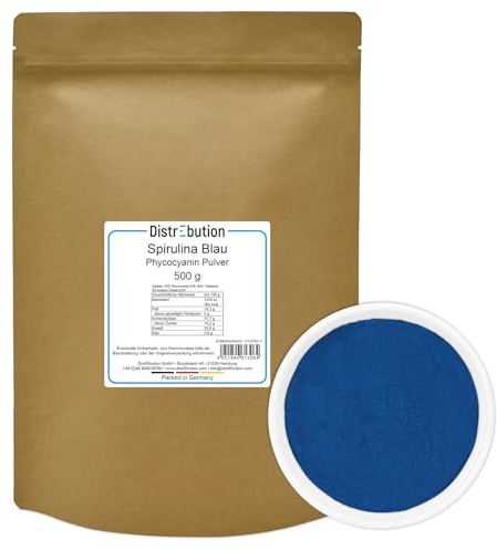 Spirulina Blau 500g Phycocyanin Pulver natürliche Lebensmittelfarbe Vegan