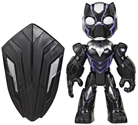 Marvel Iron Man and his Awesome Friends Black Panther Action-Figur Spielzeug mit Accessoire