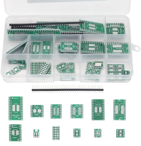 Harrisen SMD zu DIP Adapter PCB Board Kit, 70 Stück, 12-Arten