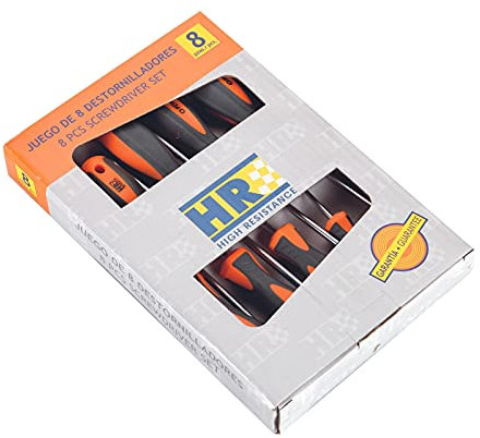 RH 170450 Juego 8 Destornilladores, 0 V, Set de 8 Piezas