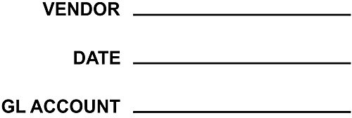 General Ledger Accounting Stamp | Self-Inking Accounting Rubber Stamp