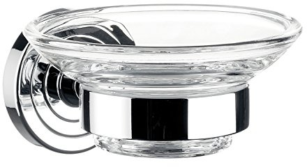 Emco Seifenhalter Polo Kristallglas klar, 1 Stück, chrom, 073000100