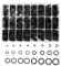 800pcs Rubber O Ring Assortment Kits 18 Size Rubber Washer Seals Assortment Set Electrical Gasket Ring for Plumbing Washer Seal & Auto Quick Repair