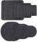 12stk Pflanzen Filz Untersetzer Filzuntersetzer Tischuntersetzer Glasuntersetzer Untersetzer Blumentopf Tisch Untersetzer Waschbare Pflanzentablett Deko Filz Set, Ø 4/6/8 Zoll, Schwarz (Rund, Eckig)