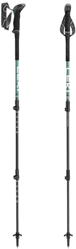 LEKI Makalu Lite Bâtons de Randonnée Homme & Femme | bâtons de Trekking légers et réglables en Aluminium (90-135cm) avec rondelle de Trekking