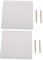 SHINEOFI 2pezzi Copertura Outlet Acciaio Inossidabile Pannello Elettrico E Copertura Muro Piastra Cieca Per Scatole Elettriche Facile Da Installare Graffi