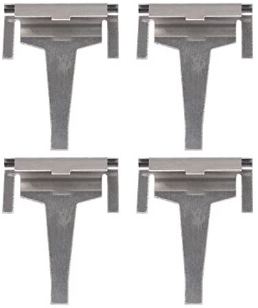 RDEXP DA61-06796A Kühlschrank-Abflussrohr-Clip, Metall, silberfarben, 4 Stück