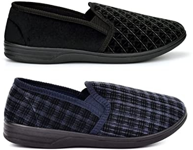 Mens Extra Large Slippers Mens Carpet Slippers Mens Slip On Slippers Mens Slippers Boys Slippers Sizes 6-13/14/15/16