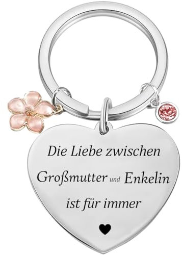 Tecreo Oma Geschenk Beste Oma der Welt Schlüsselanhänger Best Oma Ever Schmuck Muttertag Geschenk Geburtstag Geschenk von Enkelin an Oma