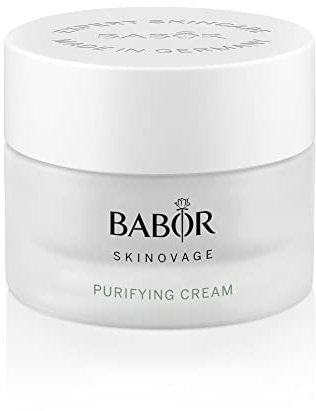 BABOR Purifying Cream, Gesichtscreme für unreine Haut, Klärende und porenverfeinernde Gesichtspflege, Vegane Formel, 50 ml