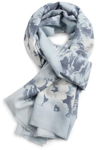 Superora Damen Schals Weiche Warm Stola Herbst Winter Gedruckt Langer Schal Scarf Florales Gedrucktes Muster 190cm*65cm