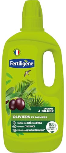 Fertiligene Engrais Liquide pour Oliviers et Palmiers, 100% Naturel, 750 ml