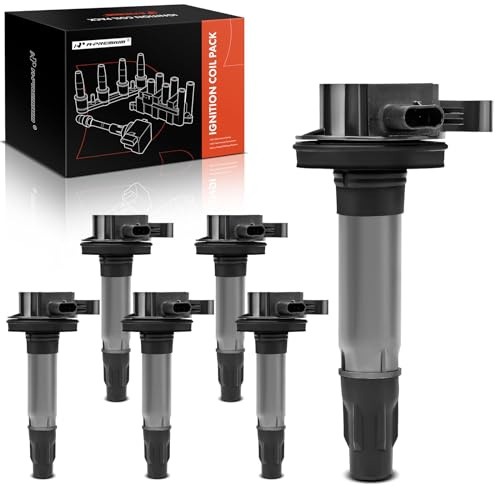A-Premium 6PCS Ignition Coil Packs Compatible with Ford & Lincoln Vehicles - 3.5L 3.7L - F-150 Mustang 2016-2017, Explorer Transit-150 2017-2019, Edge Flex Police Interceptor Sedan Continental MKT MKX