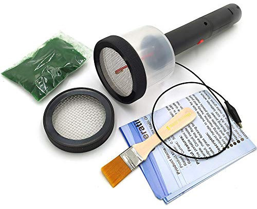VISLONE Mini Aplicador de Flocado Hierba Estática, Aplicador de Flocado ABS con Mango Antideslizante para Mesa de Arena de Modelado Escénico de Bricolaje