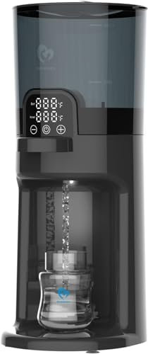 Prep Máquina de Preparación del Biberón, Preparador de Biberones Instantáneo Milky Dispensador, 24/7 Mantenga la Temperatura Caliente y Ajustable