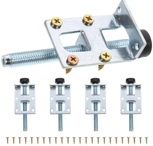 Baluue 4 pezzi Piedini Regolabili per Mobili da Piedi Livellatori Carichi Pesanti in Materiale Resistente Altezza per Tavoli Sedie Armadi e Poltrone Riduzione Attrito e Protezione