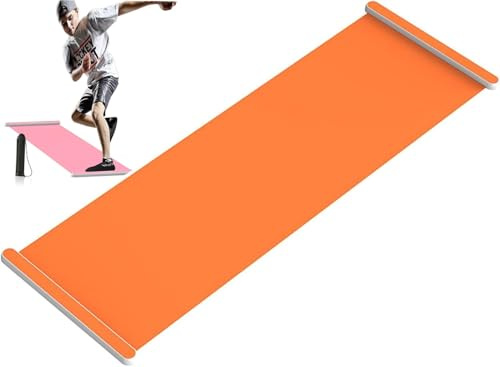 Tapis coulissant pour entraînement, planche d'exercice antidérapante, salle de sport en intérieur, design respectueux de l'environnement pour entraînement à faible équilibre