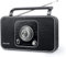 Muse M-069 R Tragbares Radio (UKW/MW), Netz- und Batteriebetrieb, AUX-Eingang, Kopfhörer-Anschluss, Tragegriff, Teleskopantenne schwarz