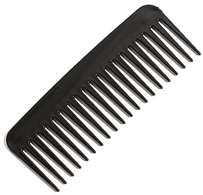 luoshaPUCY Haarkamm, Breiter Zahnkamm Antistatischer Haar grob Kamm Hair Comb Damen Friseur Styling Kamm für Männer und Frauen Herren (Schwarz)