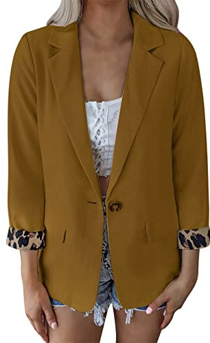 Damen Blazer Jacke Offene Front Cardigan,Steppjacke Bomberjacke Damen,Lockerer Blazer,Blazer Damen Gelb,Blazer Sommer Damen,Blazer Flieder,Blazer Khaki Grün