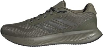 adidas Herren Runfalcon 5 Running Shoes Laufschuhe, Olive Strata/Shadow Olive/Core Black, 43 1/3 EU