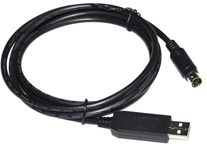 AJOHBM FT232RL CHIP USB to MINI DIN 8 PIN MD8 Adapter RS232 Serial Data Transfer Cable for AP~LE QUICKTAKE 100 150 Camera to PC(1.8m)