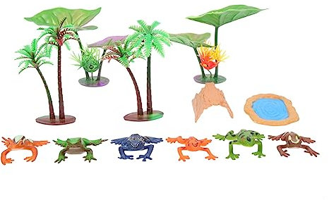 Yardenfun 1set Decorazioni Per e Ornamentazione Per e Spazi Accessori Per e Frogs Fishpond Model