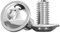 Drenky 20 Stück M4x12mm Linsenkopfschraube mit Flansch, Schrauben Torx Linsenkopf Schrauben ISO 7380-2 Flanschschrauben Edelstahl A2 V2A Flachkopf Schrauben Mit Scheibe, Vollgewinde