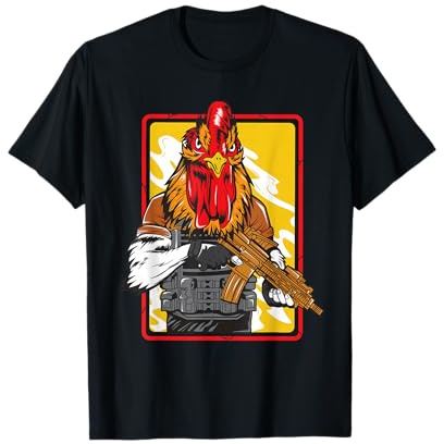 Gallo da combattimento - Pronto per la battaglia Cockadoodle Maglietta