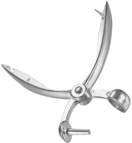 Amosfun Entkerner Fruchtkernentferner Olivenkernentferner Kirschpflücker rote Datteln Ausstecher Olivenentsteiner Kernentfernungswerkzeug Tomatenentferner Erdbeerschäler Metall Silver