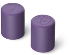 BrüMate Magnetic Straw Caps - Silicone Straw Caps 2 Pack - Compatible with All Era and Resa Tumblers (Dark Aura)