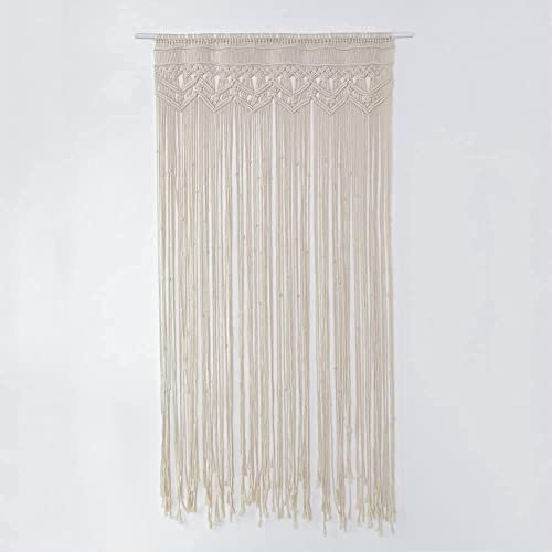Décoration murale, tapisserie tissée, tenture murale faite à la main, tapisserie en macramé, tapisserie tissée, rideau mural tissé en fil de coton, macramé, porte à suspendre for mariage bohème, décor