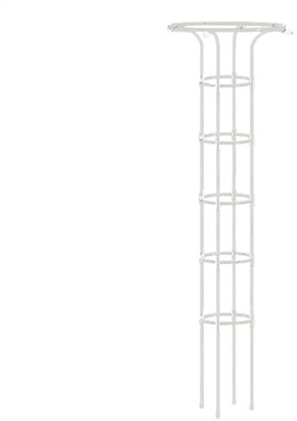 Enrejado de jardín Obelisco - Estaca de soporte de planta trepadora, Enrejado de paraguas vertical a prueba de herrumbre | Soporte de metal a prueba de herrumbre para plantas en maceta, Soporte de pla