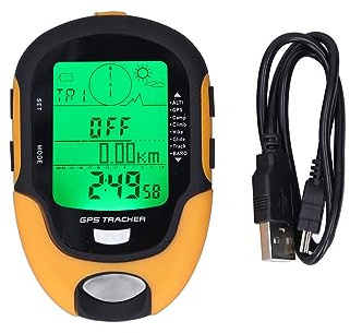 plplaaoo Compteur Multifonction GPS, altimètre électronique, baromètre, thermomètre, hygromètre, Boussole numérique étanche