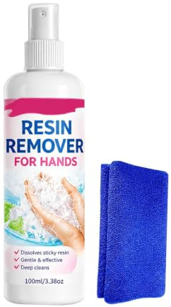 Removedor De Resina De Manos 100ml Limpiador Suave al Agua para Pintura y