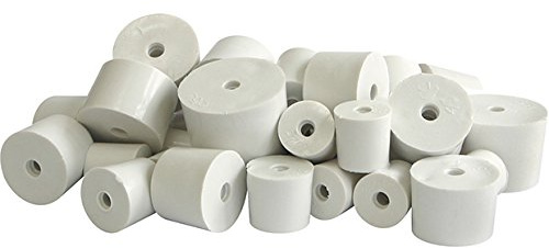 MultiDepot Rubber stoppers with Hole for Fermentation Tubes Cork stoppers Fermentation Balloon K54