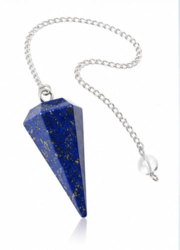 kristallmiraklet Lapis Lazuli ädelsten dovination pendel kristall helande reiki feng Shui välbefinnande present metafysisk energi handgjord chakra