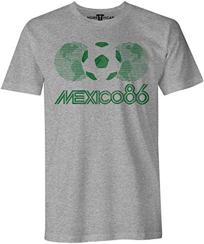 Mexico 86 Vintage T Shirt - Herren Football World Cup T Shirt