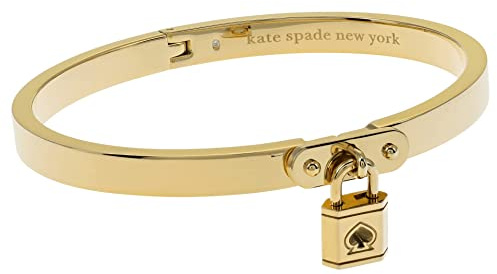 Kate Spade New York Lock and Spade charm bangle, Gold