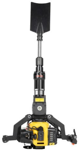 Fraise à creuser, excavatrice d'arbre de jardin, 2 temps 52 cm³ 1,9 kW, kit de tarière à essence, pelle à essence, arbre de jardin Digger avec foret de 290 mm