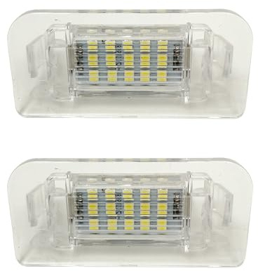 YananAC 2 pezzi luce targa A2468201566 per W246 W242 Classe B 2011-2019 illuminazione targa posteriore 2 x 6000 K 2468201566