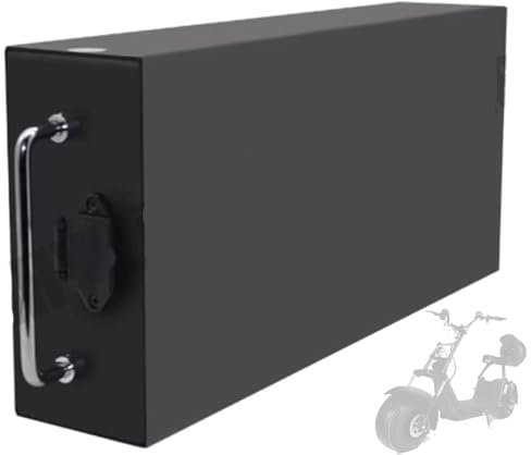 E-Bike Akku 48V 60V 15Ah 18Ah 20Ah 30Ah, Elektrofahrrad Batterie 48V 60V Fahrrad Batterien mit Ladegerät Eingebauter BMS E-Bike Batterie für 200W ~1200W Motor Mit Ladegerät 60V 30Ah,345mm