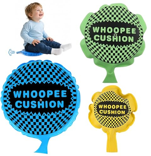 YyiFcg Pupskissen, Furzkissen Groß Laut, 3 Stück Set Mit Verschiedenen Größen, Ideal Für Partys Und Scherze, Selbstaufblasendes Latexmaterial, Sicher Und Langlebig