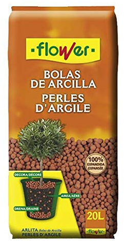 Flower Sustrato Bolas de Arcilla Expandida 20 litros